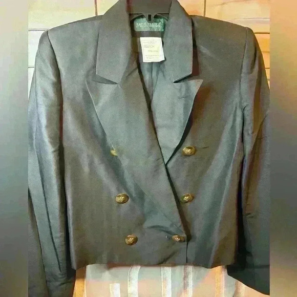 Harve Benard Double Breasted Silk Jacket - Picture 3 of 7